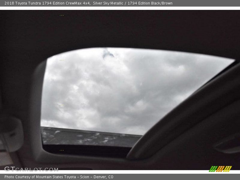 Silver Sky Metallic / 1794 Edition Black/Brown 2018 Toyota Tundra 1794 Edition CrewMax 4x4