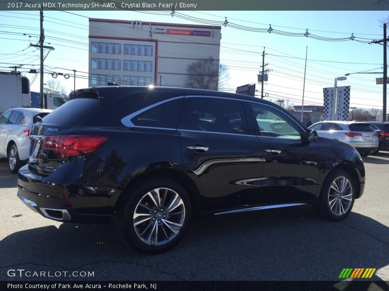Crystal Black Pearl / Ebony 2017 Acura MDX Technology SH-AWD