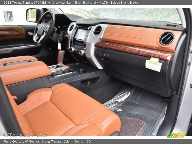 Silver Sky Metallic / 1794 Edition Black/Brown 2018 Toyota Tundra 1794 Edition CrewMax 4x4