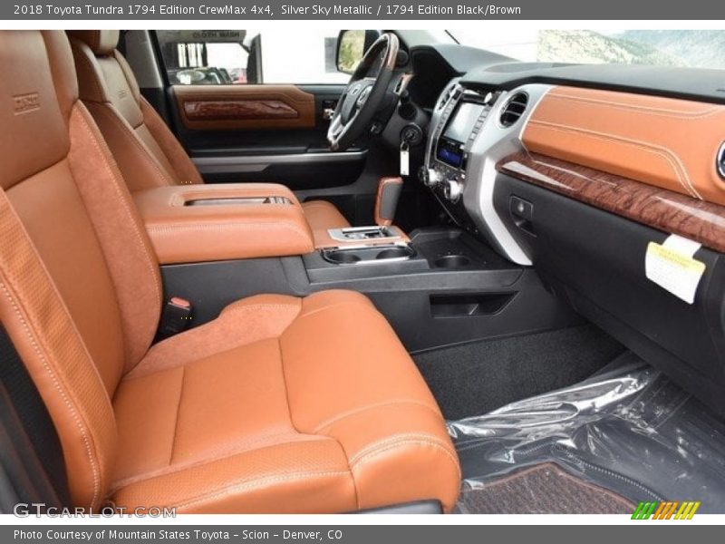 Silver Sky Metallic / 1794 Edition Black/Brown 2018 Toyota Tundra 1794 Edition CrewMax 4x4