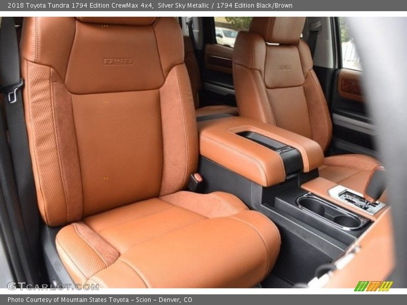 Silver Sky Metallic / 1794 Edition Black/Brown 2018 Toyota Tundra 1794 Edition CrewMax 4x4