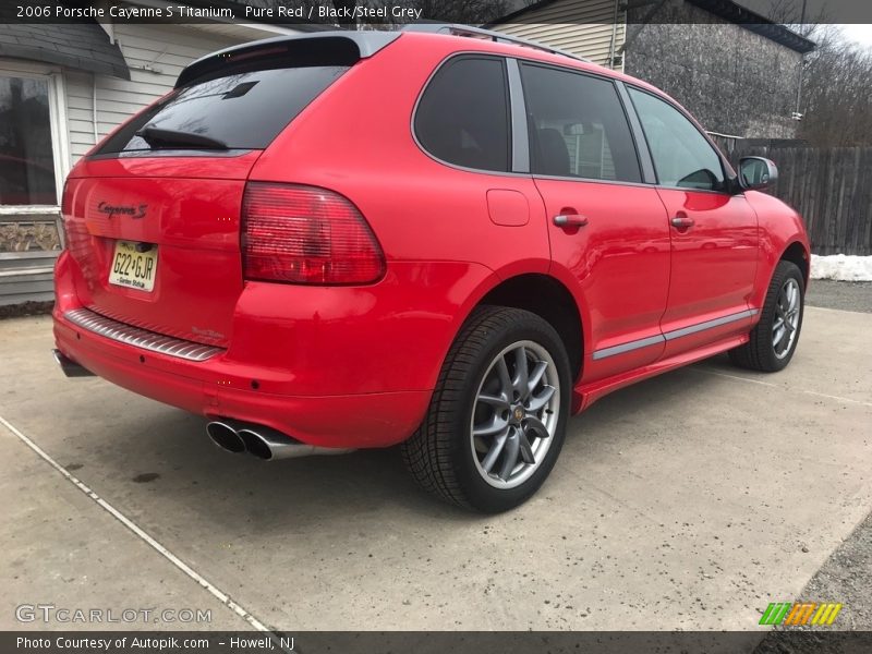 Pure Red / Black/Steel Grey 2006 Porsche Cayenne S Titanium