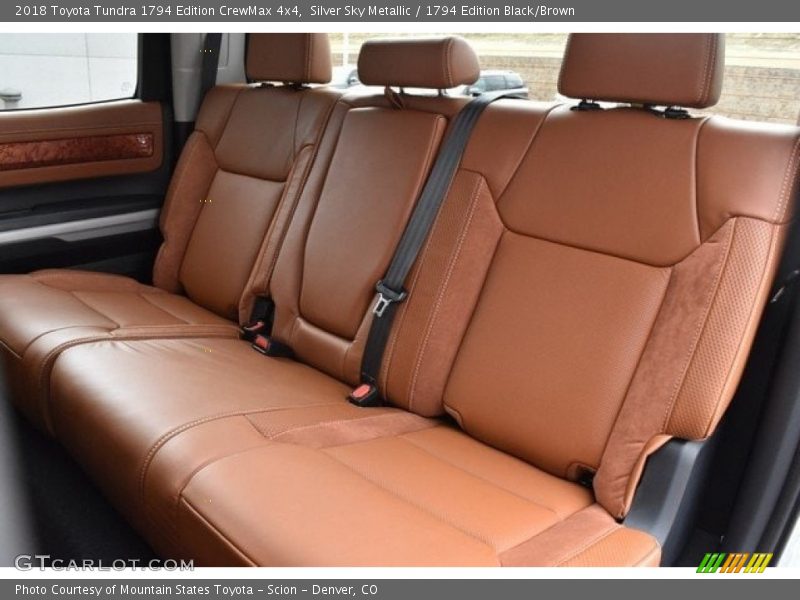 Silver Sky Metallic / 1794 Edition Black/Brown 2018 Toyota Tundra 1794 Edition CrewMax 4x4