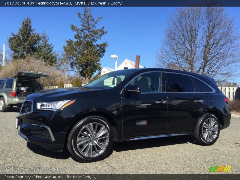 Crystal Black Pearl / Ebony 2017 Acura MDX Technology SH-AWD
