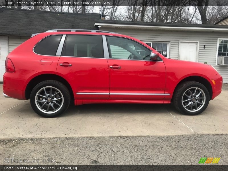 Pure Red / Black/Steel Grey 2006 Porsche Cayenne S Titanium