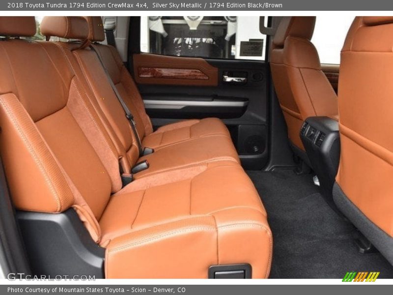 Silver Sky Metallic / 1794 Edition Black/Brown 2018 Toyota Tundra 1794 Edition CrewMax 4x4