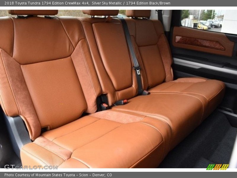 Silver Sky Metallic / 1794 Edition Black/Brown 2018 Toyota Tundra 1794 Edition CrewMax 4x4