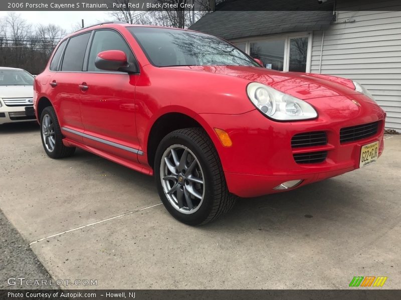 Pure Red / Black/Steel Grey 2006 Porsche Cayenne S Titanium