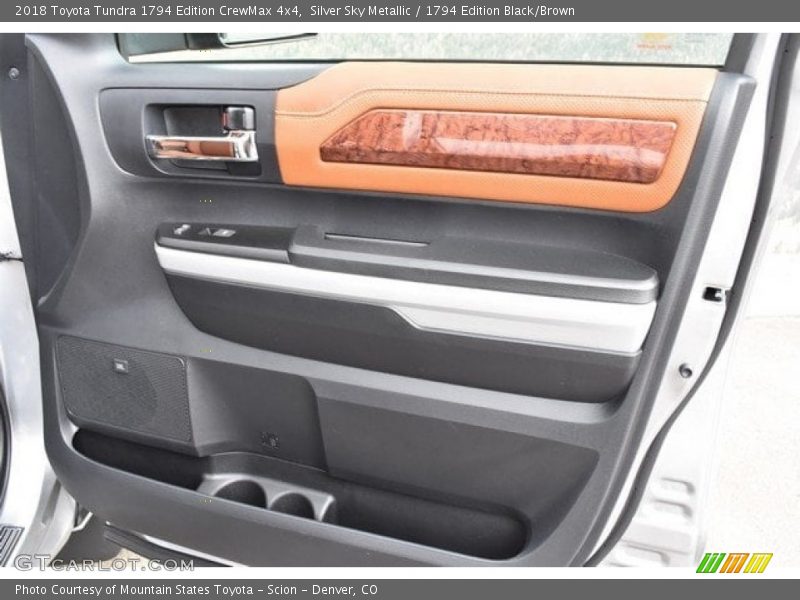 Silver Sky Metallic / 1794 Edition Black/Brown 2018 Toyota Tundra 1794 Edition CrewMax 4x4