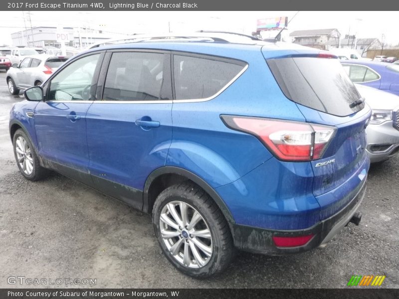 Lightning Blue / Charcoal Black 2017 Ford Escape Titanium 4WD