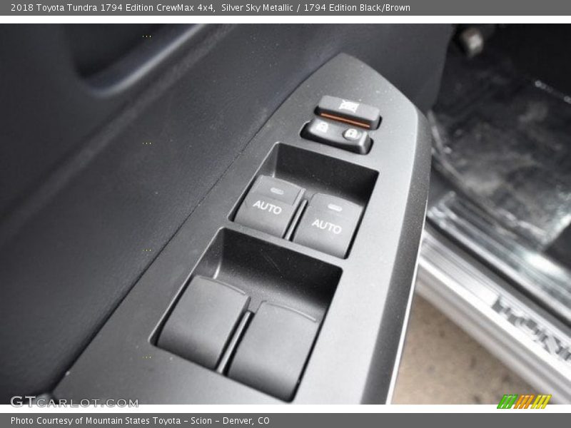 Silver Sky Metallic / 1794 Edition Black/Brown 2018 Toyota Tundra 1794 Edition CrewMax 4x4