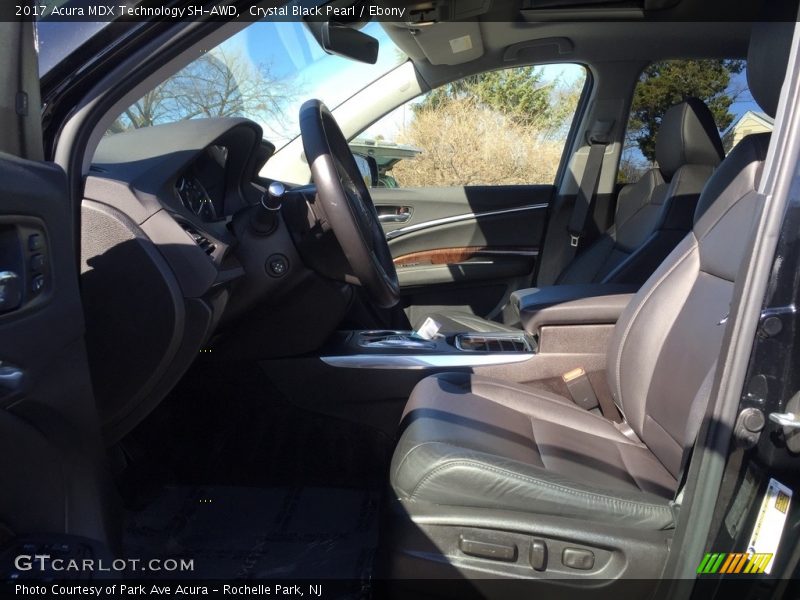Crystal Black Pearl / Ebony 2017 Acura MDX Technology SH-AWD