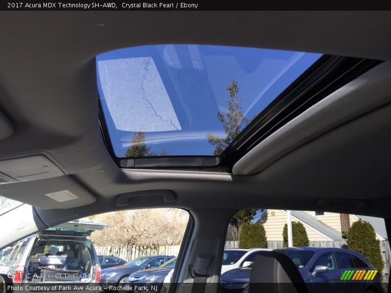 Crystal Black Pearl / Ebony 2017 Acura MDX Technology SH-AWD