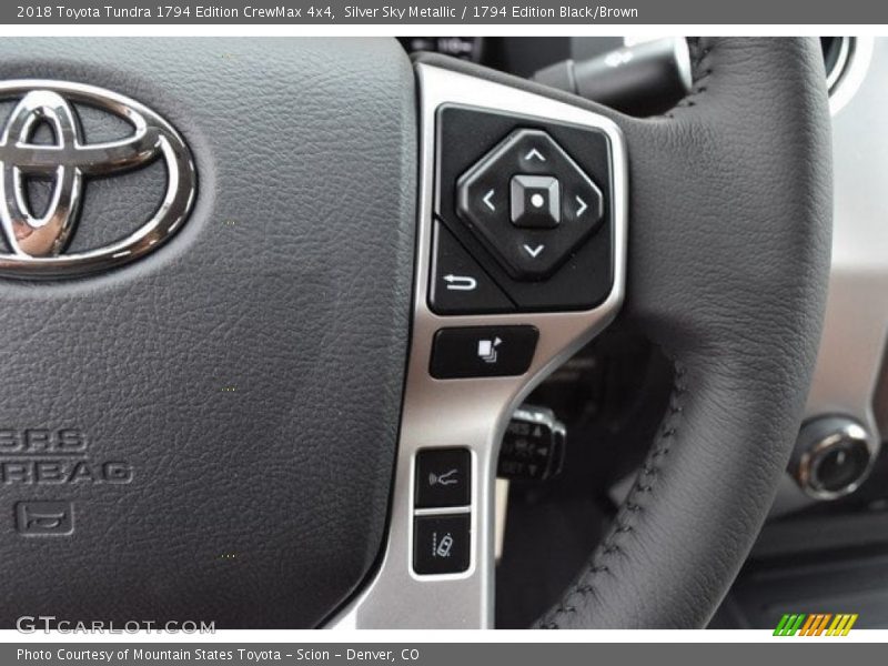 Silver Sky Metallic / 1794 Edition Black/Brown 2018 Toyota Tundra 1794 Edition CrewMax 4x4