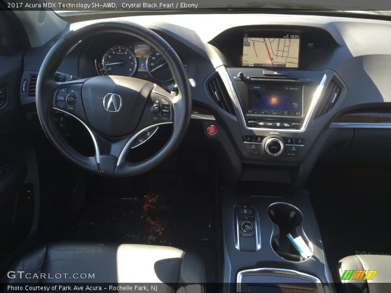 Crystal Black Pearl / Ebony 2017 Acura MDX Technology SH-AWD