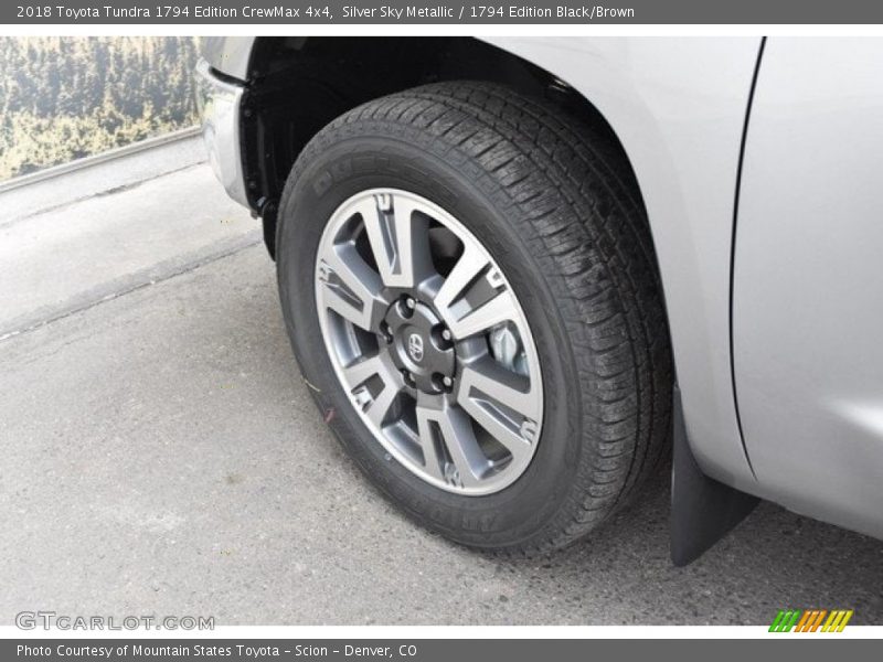 Silver Sky Metallic / 1794 Edition Black/Brown 2018 Toyota Tundra 1794 Edition CrewMax 4x4