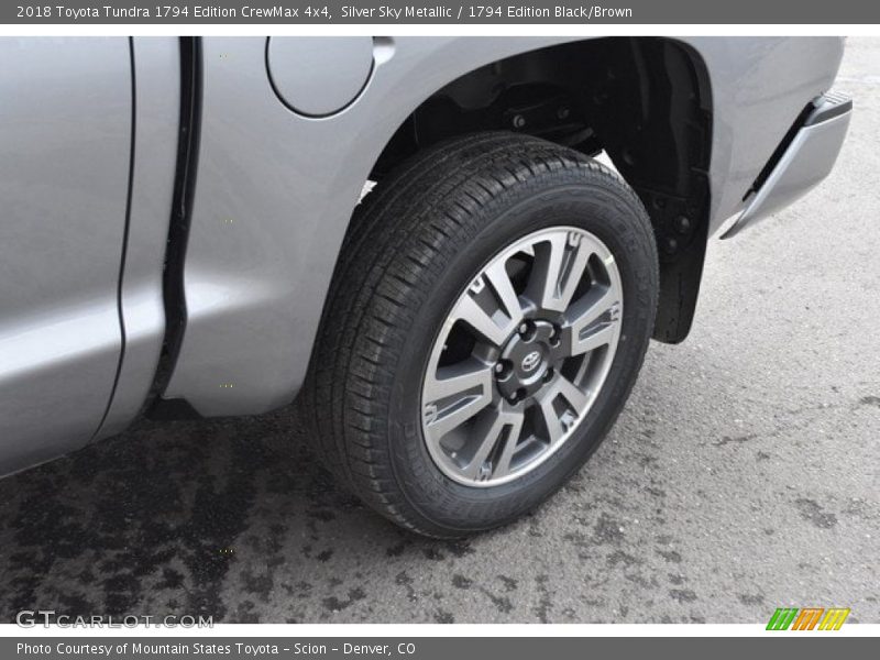 Silver Sky Metallic / 1794 Edition Black/Brown 2018 Toyota Tundra 1794 Edition CrewMax 4x4