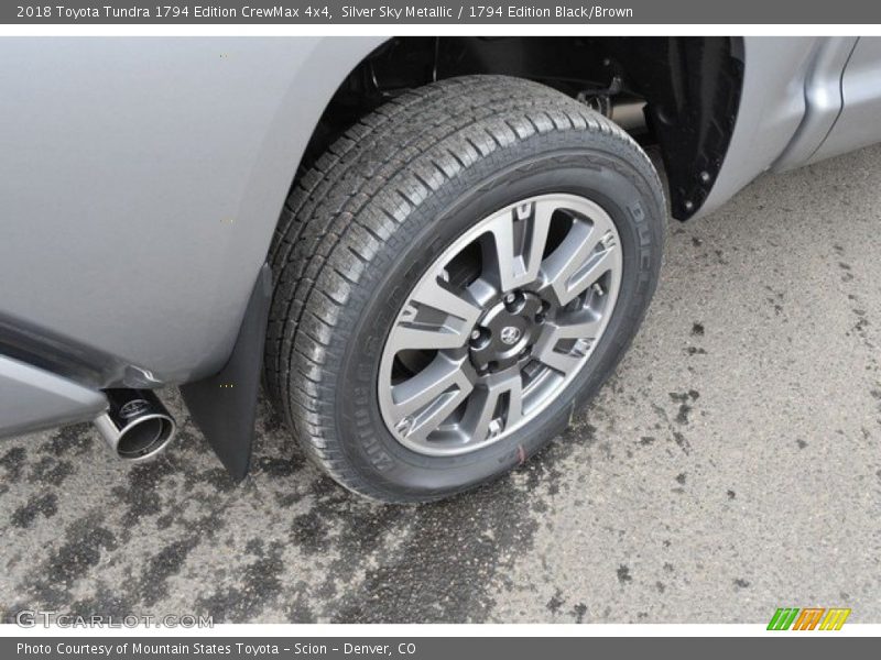 Silver Sky Metallic / 1794 Edition Black/Brown 2018 Toyota Tundra 1794 Edition CrewMax 4x4