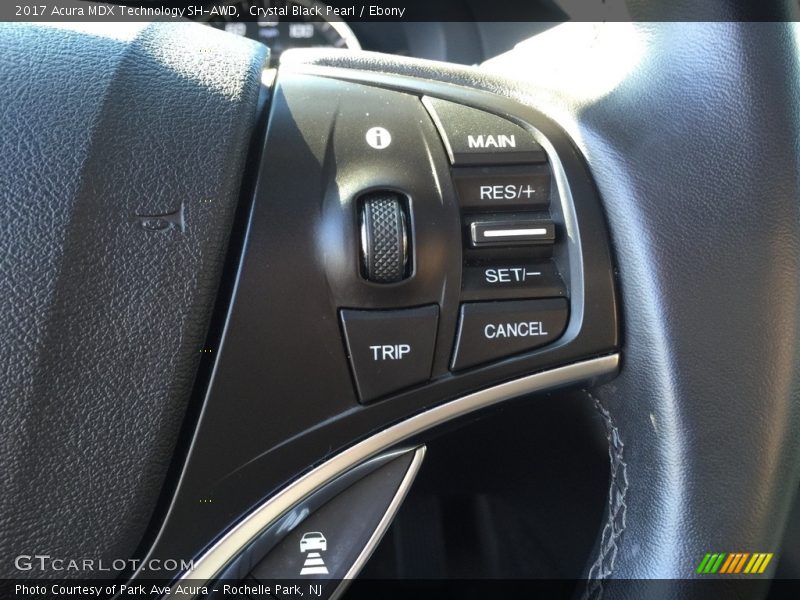 Crystal Black Pearl / Ebony 2017 Acura MDX Technology SH-AWD