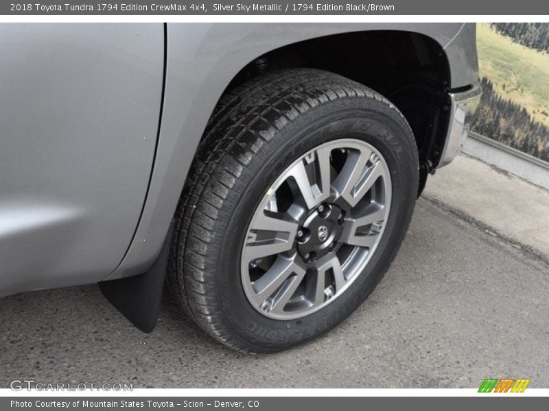 Silver Sky Metallic / 1794 Edition Black/Brown 2018 Toyota Tundra 1794 Edition CrewMax 4x4