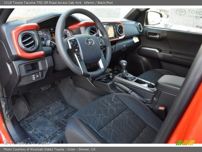 Inferno / Black/Red 2018 Toyota Tacoma TRD Off Road Access Cab 4x4
