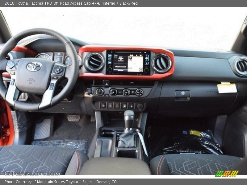 Inferno / Black/Red 2018 Toyota Tacoma TRD Off Road Access Cab 4x4