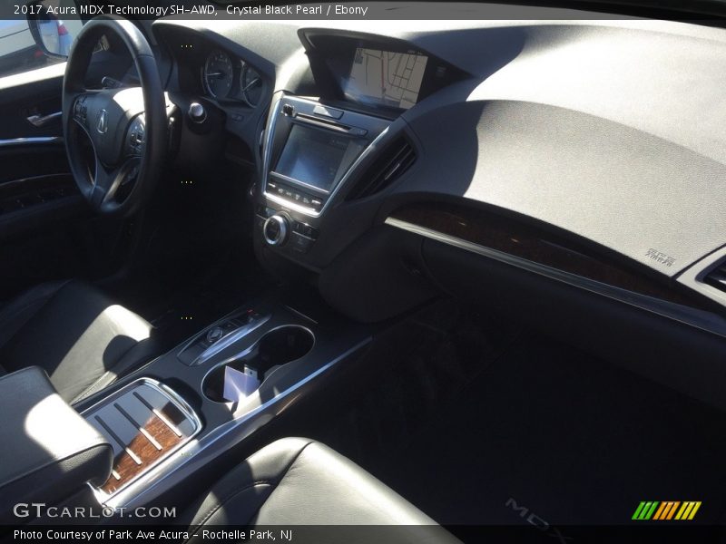 Crystal Black Pearl / Ebony 2017 Acura MDX Technology SH-AWD