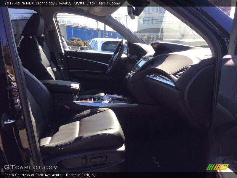 Crystal Black Pearl / Ebony 2017 Acura MDX Technology SH-AWD