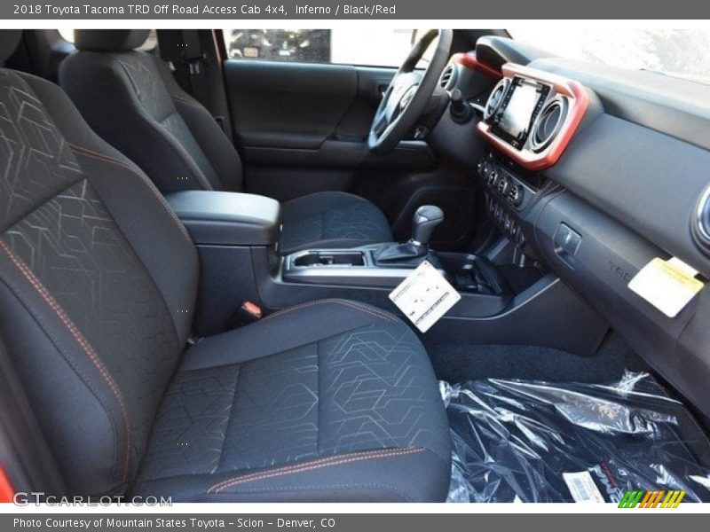 Inferno / Black/Red 2018 Toyota Tacoma TRD Off Road Access Cab 4x4