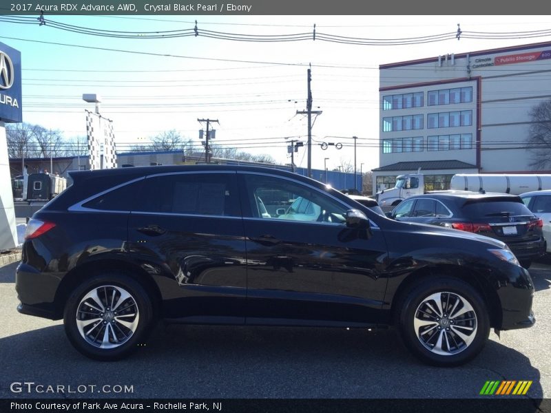 Crystal Black Pearl / Ebony 2017 Acura RDX Advance AWD