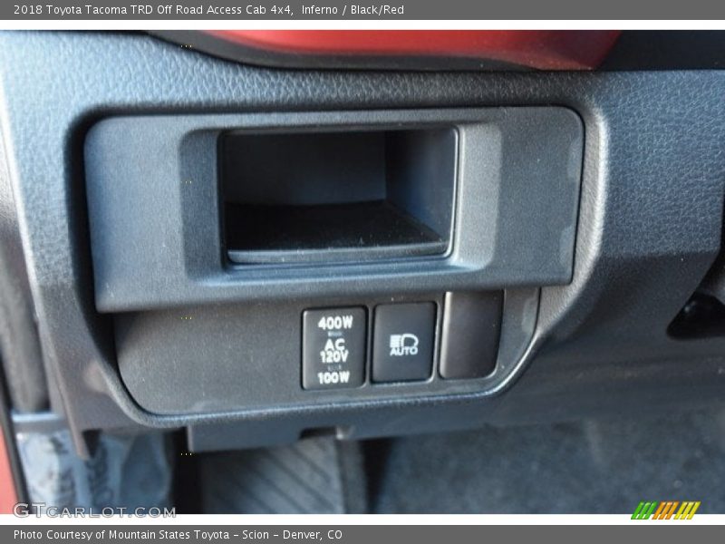 Inferno / Black/Red 2018 Toyota Tacoma TRD Off Road Access Cab 4x4