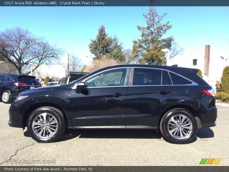 Crystal Black Pearl / Ebony 2017 Acura RDX Advance AWD