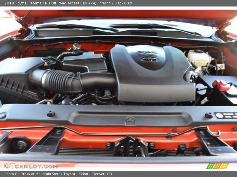 Inferno / Black/Red 2018 Toyota Tacoma TRD Off Road Access Cab 4x4