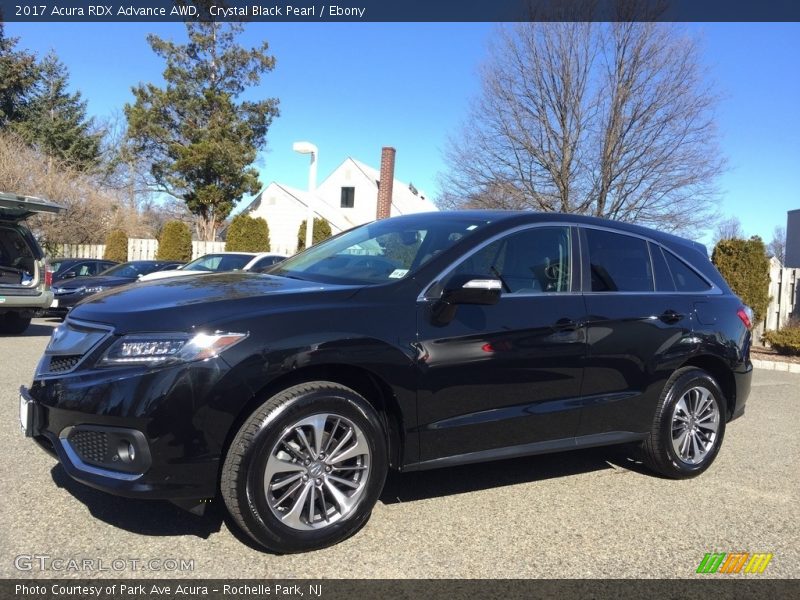 Crystal Black Pearl / Ebony 2017 Acura RDX Advance AWD