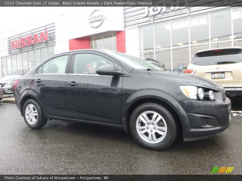 Black Granite Metallic / Dark Pewter/Dark Titanium 2013 Chevrolet Sonic LT Sedan