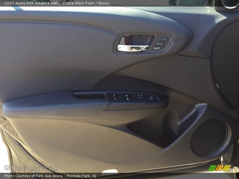 Crystal Black Pearl / Ebony 2017 Acura RDX Advance AWD