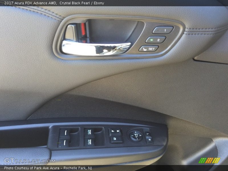 Crystal Black Pearl / Ebony 2017 Acura RDX Advance AWD