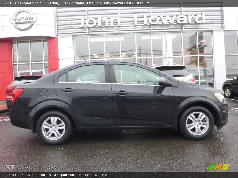 Black Granite Metallic / Dark Pewter/Dark Titanium 2013 Chevrolet Sonic LT Sedan