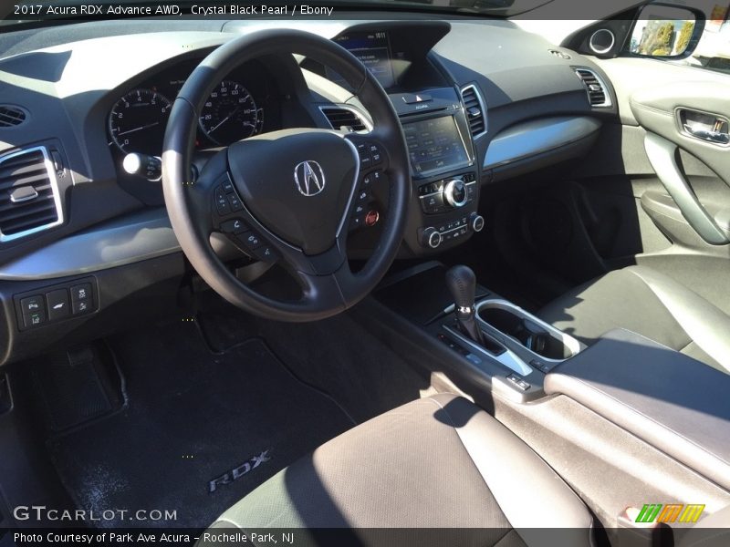 Crystal Black Pearl / Ebony 2017 Acura RDX Advance AWD