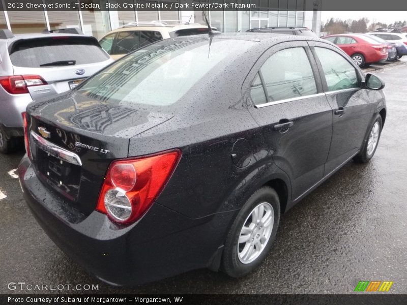 Black Granite Metallic / Dark Pewter/Dark Titanium 2013 Chevrolet Sonic LT Sedan