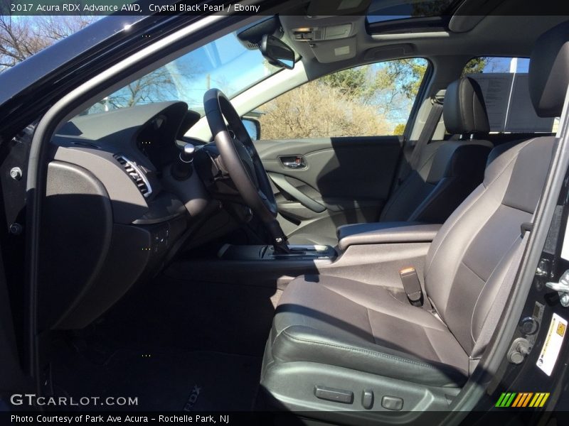 Crystal Black Pearl / Ebony 2017 Acura RDX Advance AWD