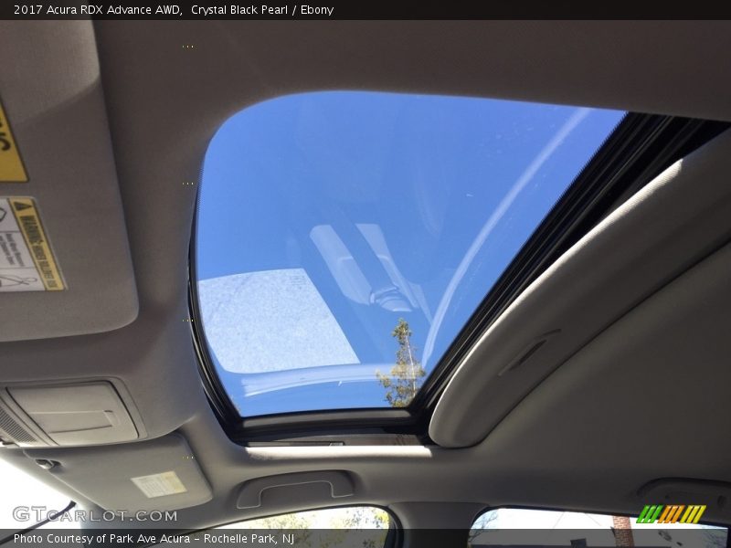 Crystal Black Pearl / Ebony 2017 Acura RDX Advance AWD