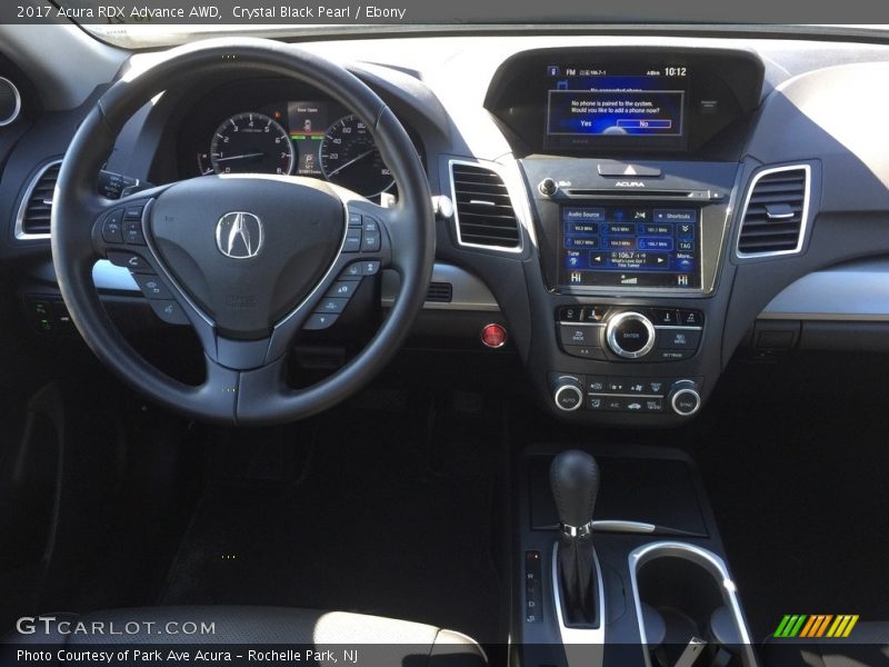 Crystal Black Pearl / Ebony 2017 Acura RDX Advance AWD