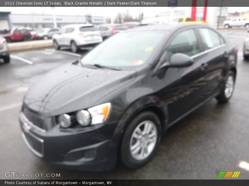 Black Granite Metallic / Dark Pewter/Dark Titanium 2013 Chevrolet Sonic LT Sedan