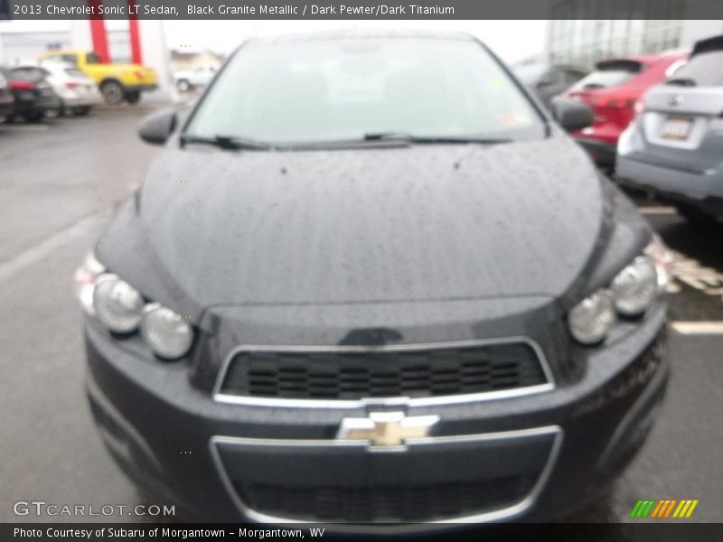 Black Granite Metallic / Dark Pewter/Dark Titanium 2013 Chevrolet Sonic LT Sedan