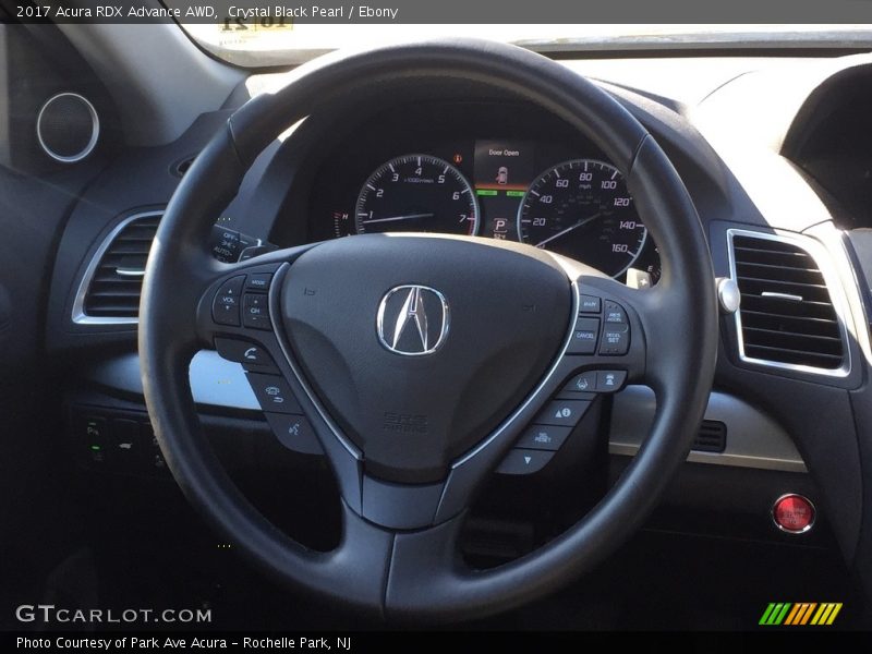 Crystal Black Pearl / Ebony 2017 Acura RDX Advance AWD