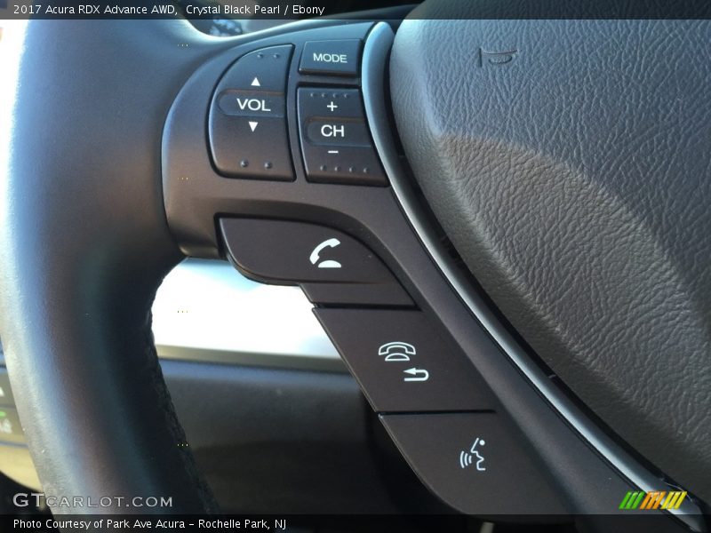 Crystal Black Pearl / Ebony 2017 Acura RDX Advance AWD