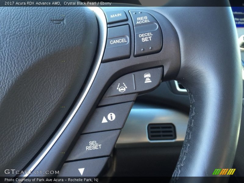 Crystal Black Pearl / Ebony 2017 Acura RDX Advance AWD