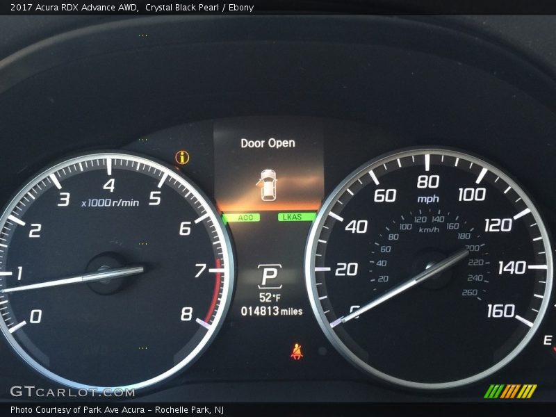 Crystal Black Pearl / Ebony 2017 Acura RDX Advance AWD