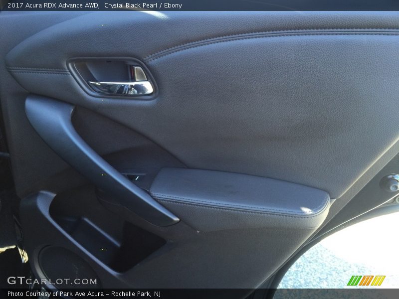 Crystal Black Pearl / Ebony 2017 Acura RDX Advance AWD